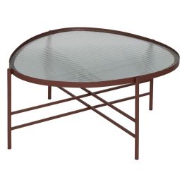 Mesa de Centro Teja Cristal Hierro 78 x 68 x 37 cm Precio: 131.50000006. SKU: B18R9S46MA