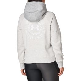 Sudadera con Capucha Mujer Under Armour Gris claro