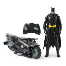 Batman SPI6072896 Batmoto RC con Figura de Batman 30 cm