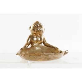 DKD Home Decor Figura Decorativa Colonial Dorada de Resina con Diseño Mono Hoja - 20.4x14.8x23 cm, 0.58 kg Precio: 7.75368. SKU: S3019720