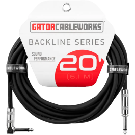 Cableworks Cable de Instrumento Jack Recto/Jack Acodado - 6 Metros