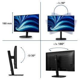 Philips 32B2U3601/00 Monitor de 31.5" Quad HD IPS 4 ms Negro