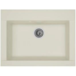 Stradour Hexo Fregadero de cocina empotrado 1 recipiente sin escurridor en Resina Blanco 66 x 50 cm Precio: 137.68999948. SKU: B14VR4E2V9