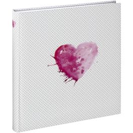 Hama Lazise pink Buchalbum 29x32 50 weie Seiten Hochzeit 2361