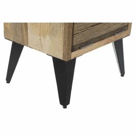 Cajonera Colonial DKD Home Decor Natural Negro 35 x 120 x 45 cm