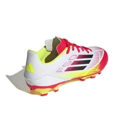 Botas de Fútbol para Niños Adidas F50 League Mg Blanco L