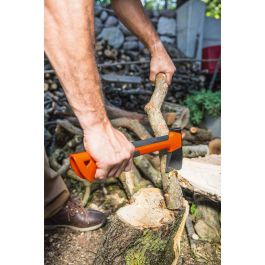 Stocker Hacha de corte 700g, cabeza acero carbono, revestimiento antifricción, 35cm
