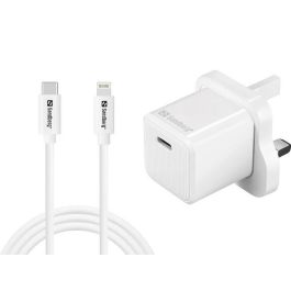 Sandberg Cargador de Pared USB-C AC 20W PD para Smartphone/Tablet con Cable Lightning 1M Precio: 23.50000048. SKU: B1DLKQAB7S