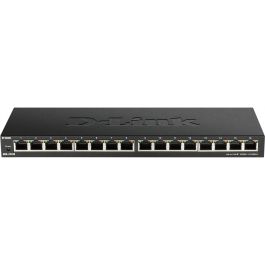D-Link DGS-1016S/E - Switch de Red No Administrado, 16 Puertos Gigabit Ethernet (10/100/1000), Full Duplex