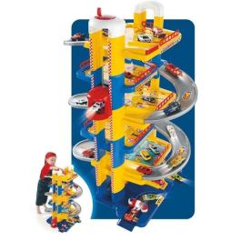 Molto Parking Garaje de Coches de 6 Plantas para Niños | Juguete Pista de Plástico Resistente, Edad 3+ Años, Sin Montaje