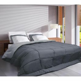 Toison D'Or Edredón CALGARY de Microfibra 400g/m² 100% Poliéster Fibras Huecas Siliconadas 220x240cm Acero y Plata Toison D'Or Edredón CALGARY de Microfibra 400g/m² 100% Poliéster Fibras Huecas Siliconadas 220x240cm Acero y Plata
