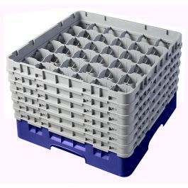 CAMBRO - 36S1114-186 - Cesta de lavado 36 comp. 6 alturas - 7,2 cm Ø máx. - alt. máx. 29,9 cm - 50 x 50 x 34,9 cm - Azul marino Precio: 120.89000011. SKU: B1G8RATNAB