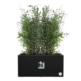 Jardinera Elho Vivo Next Long 80 - Negro - L 78 x B 39 x H 38 cm - interior/exterior - 100% reciclado