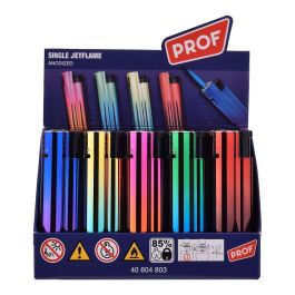 Prof Encendedor Electrónico Anodized, Colores Surtidos, 25 Unidades