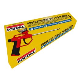 Soudal Pistola aplicadora de poliuretano, rojo/negro, 137930