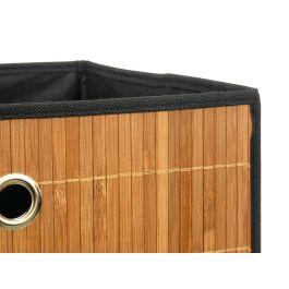 Caja Organizadora Plegable de Bambú Negra Kipit 32x33x2 cm (24 Unidades) Caja Organizadora Plegable de Bambú Negra Kipit 32x33x2 cm (24 Unidades)