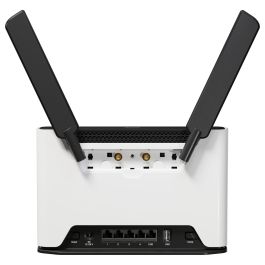 MikroTik S53UG+5HaxD2HaxD-TC&EG18-EA Router Wi-Fi 6E Doble Banda 2.4/5GHz 4G LTE Blanco de Sobremesa