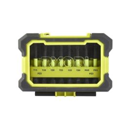 Caja a prueba de golpes RYOBI 10 accesorios atornillado (50 mm) Caja a prueba de golpes RYOBI 10 accesorios atornillado (50 mm)