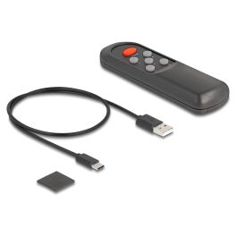 DeLOCK 18657 Conmutador HDMI 5x1, 8K a 60 Hz, 48 Gbit/s, HDR, 144 Hz, USB-C, Con Mando