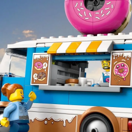 Lego City 60452 Camión de Comida Donut - Juguete de Construcción para Niño de 5 Años