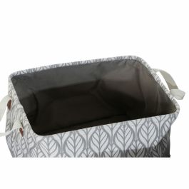 Cesta Boho DKD Home Decor Azul Marino Gris 30 x 24 x 40 cm Set de 3 (2 Unidades)