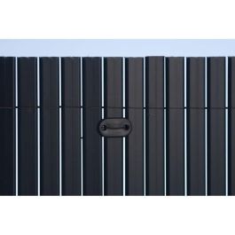 Nature Conjunto 26 Rejillas Fijación Pantallas Canales Gris Antracita 14cm