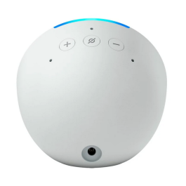 Amazon Echo Pop Altavoz Inteligente Asistente Virtual Alexa Color Blanco Control por Voz Compacto Ideal para Espacios Pequeños
