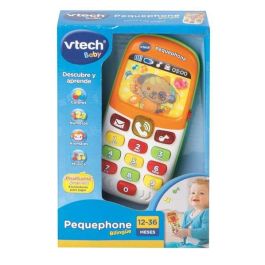 Vtech Teléfono Pequephone Bilingüe con Luces, Sonidos, 8 Melodías y 2 Canciones para Bebés 1-3 Años, Pilas AAA Incluidas Precio: 19.98999981. SKU: S2400482