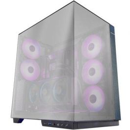 Mars Gaming MC-3GFPRO Caja Gaming Torre ATX Triple Cristal Cromado Panorámico, 2x ARGB y Montaje Vertical GPU