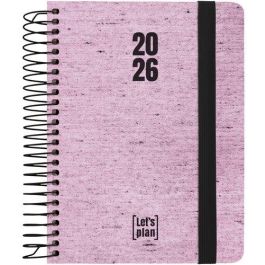 Agenda Anual (2026) Grafoplas Ecojeans Espiral Tapa Extradura Con Goma A6 170X145 D/P Rosa Precio: 13.6900005. SKU: B15TRCVLM7