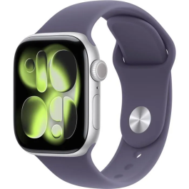 Apple Watch S11 42mm Plata en Aluminio con Correa Deportiva Nebelina Violeta Talla S/M Precio: 504.50000029. SKU: B1ECG6CC7X