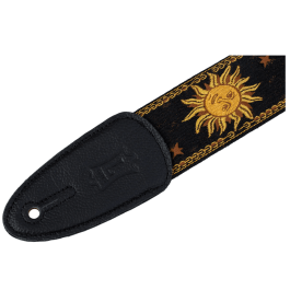 Levy's Correa Sun Motif Series 2" Sol Amarillo y Negro