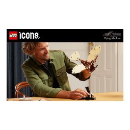 LEGO ICONS 10363 Máquina Voladora de Leonardo da Vinci, Juego Construcción, 493 Piezas, 18+ Años