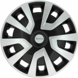 Michelin Juego de 4 Cubiertas de Rueda 15 pulgadas, NVS Night Vision Security, ABS bicolor y acabado laca alto brillo con fijación por recorte