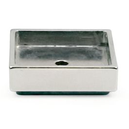 DUVER RIVERA 40 Base Embellecedor Cuadrada 40x40 Cromo RAL 9006 Zamak, con Deslizante para Patas de Muebles Precio: 2.50000036. SKU: B18EFLMQ3A