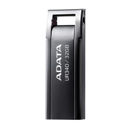 Adata Memoria USB 3.2 UR340 32GB Metal Black - Modelo AROY-UR340-32GBK Adata Memoria USB 3.2 UR340 32GB Metal Black - Modelo AROY-UR340-32GBK