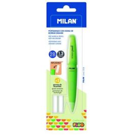 Milán Blister Portaminas Capsule Fluo con 2 Gomas de Recambio, Mina 1.3mm 2B, Colores Surtidos Fluo Precio: 2.8900003. SKU: S7906327