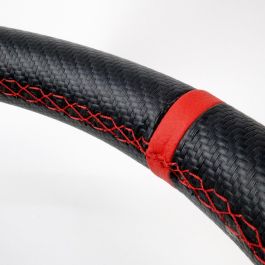 Occ Motorsport OCCVOL011 Volante Desplazado Track Vinilo Carbon Look Brazos Aluminio Negro 350mm Antideslizante Universal Racing Occ Motorsport OCCVOL011 Volante Desplazado Track Vinilo Carbon Look Brazos Aluminio Negro 350mm Antideslizante Universal Racing