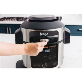 Ninja OL550EU Olla Eléctrica Multifunción SmartLid 11 en 1 Foodi, 6L, Cocina a Presión, Freidora de Aire, Vapor, Horneado