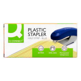 Q-connect Grapadora KF14205 Plástico ABS Azul Capacidad 20 Hojas