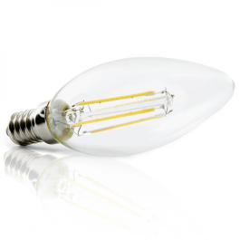 HOJALI Bombilla LED E14 4W 273Lm 2000K Filamento 40.000H [HO-J14DHA42-WW]