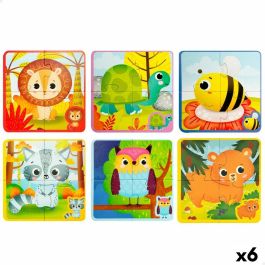 Puzzle Infantil Lisciani Táctil 24 Piezas 16 x 0,1 x 16 cm (6 Unidades)