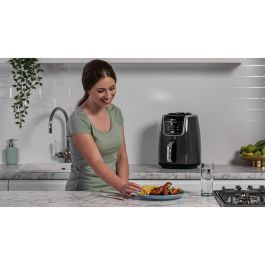 Ninja AF160EU Freidora de Aire Caliente MAX 5.2L Gris con 6 Funciones: Freír, Asar, Hornear para 6 Personas, 1750W