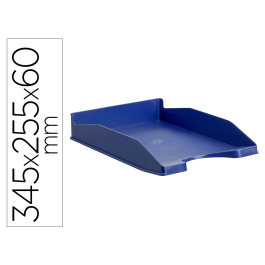 Archivo 2000 Bandeja Antimicrobiano Apilable 3 Posiciones Fondo Liso Formato A4 y Folio 345x255x60 mm Azul Precio: 3.50000002. SKU: B149LMSD6R