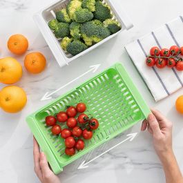 Organizador Ajustable para Nevera Friwer InnovaGoods 2 Unidades Organizador Ajustable para Nevera Friwer InnovaGoods 2 Unidades