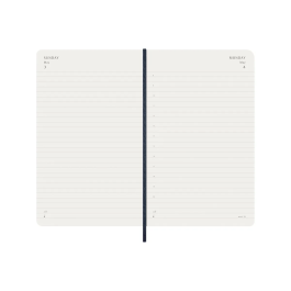 Moleskine DSB2012DC3Y26 Agenda 2026 Diaria 12 Meses Tapa Blanda Tamaño L (13x21 cm) Azul Zafiro