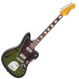 Vintage Revo Surfmaster Thinline Twin Greenburst Guitarra Eléctrica Semi-Hueca Precio: 454.6900006. SKU: B1459TWAR8