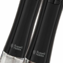 Russell Hobbs 28010-56/RH Juego Molinillo Sal y Pimienta Eléctrico – Molienda Fina/Gruesa, Luz LED – Negro