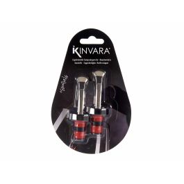 Set 2 Cierrabotellas Kinvara Metal y Silicona 12x18.5x3.5 cm (36 Unidades) Set 2 Cierrabotellas Kinvara Metal y Silicona 12x18.5x3.5 cm (36 Unidades)