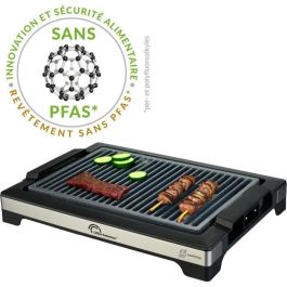 Barbacoa Eléctrica LITTLE BALANCE - Easy Nopifas - Superficie de cocción 38 x 25 cm - Revestimiento microcerámico libre de PFAS - 2000W Barbacoa Eléctrica LITTLE BALANCE - Easy Nopifas - Superficie de cocción 38 x 25 cm - Revestimiento microcerámico libre de PFAS - 2000W